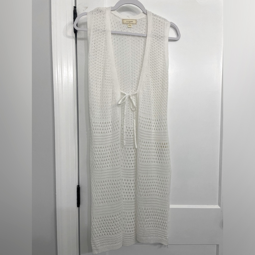 XS knit beach/summer sleeveless sweater
